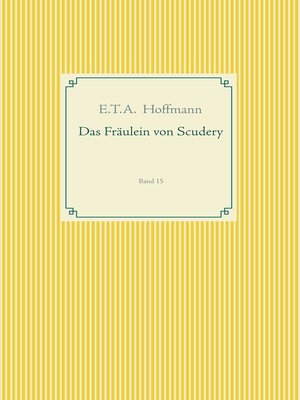 cover image of Das Fräulein von Scudery